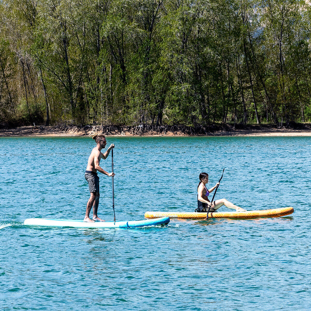 Tabla de Paddle Surf Hinchable 2 en 1 con Asiento y Accesorios Siros 10'5" 320 cm