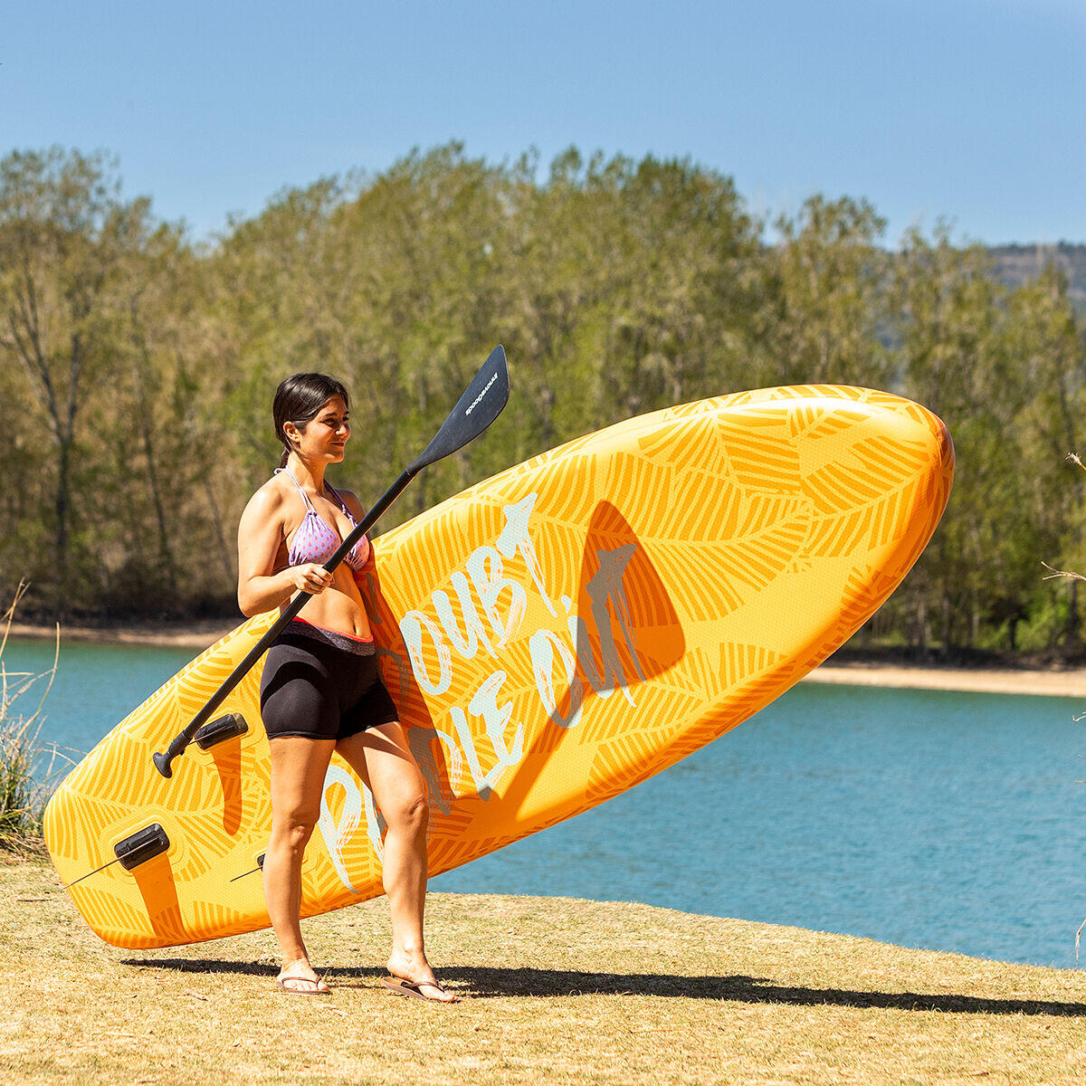 Tabla de Paddle Surf Hinchable 2 en 1 con Asiento y Accesorios Siros 10'5" 320 cm