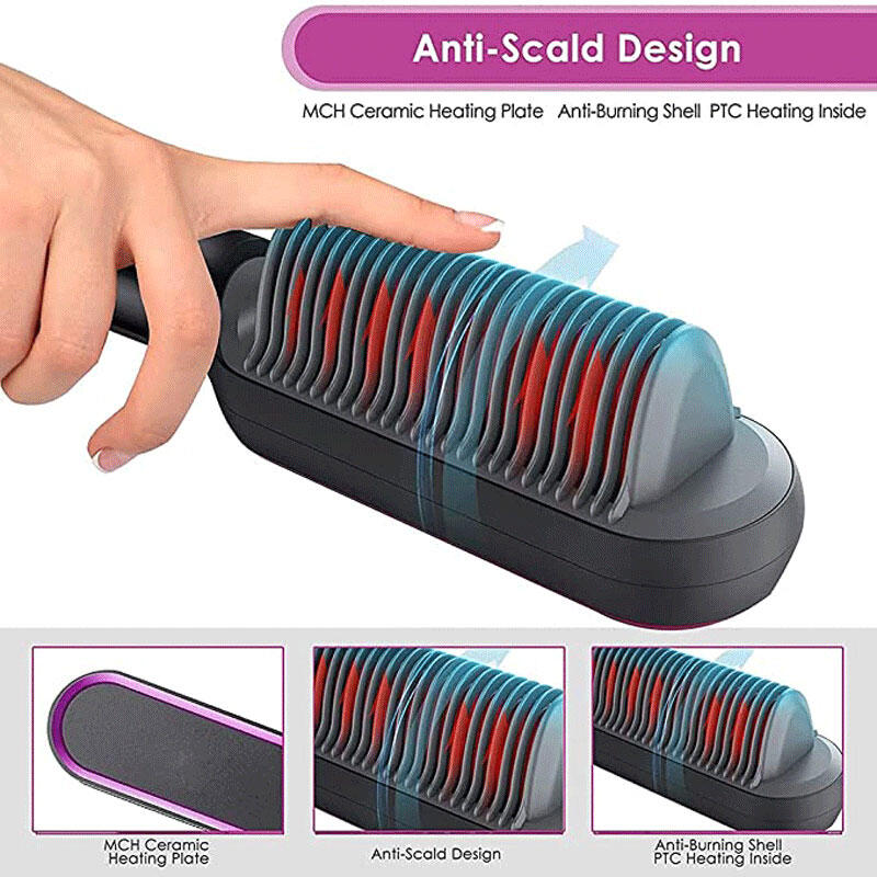 Straightening brush