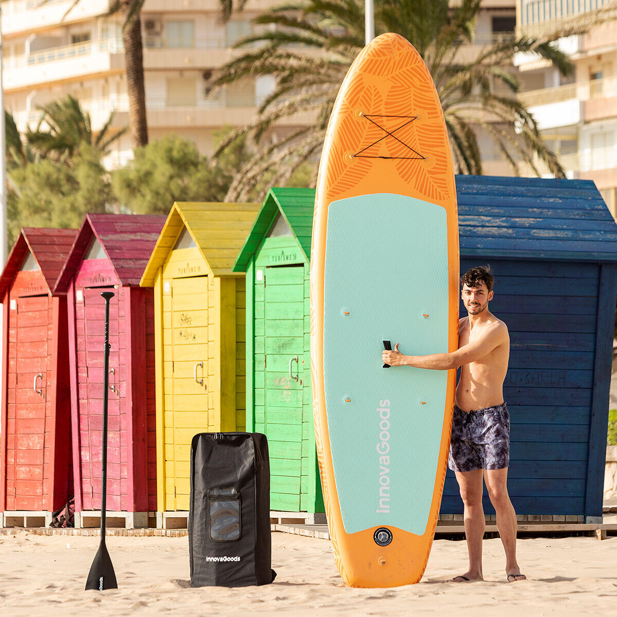 Tabla de Paddle Surf Hinchable 2 en 1 con Asiento y Accesorios Siros 10'5" 320 cm