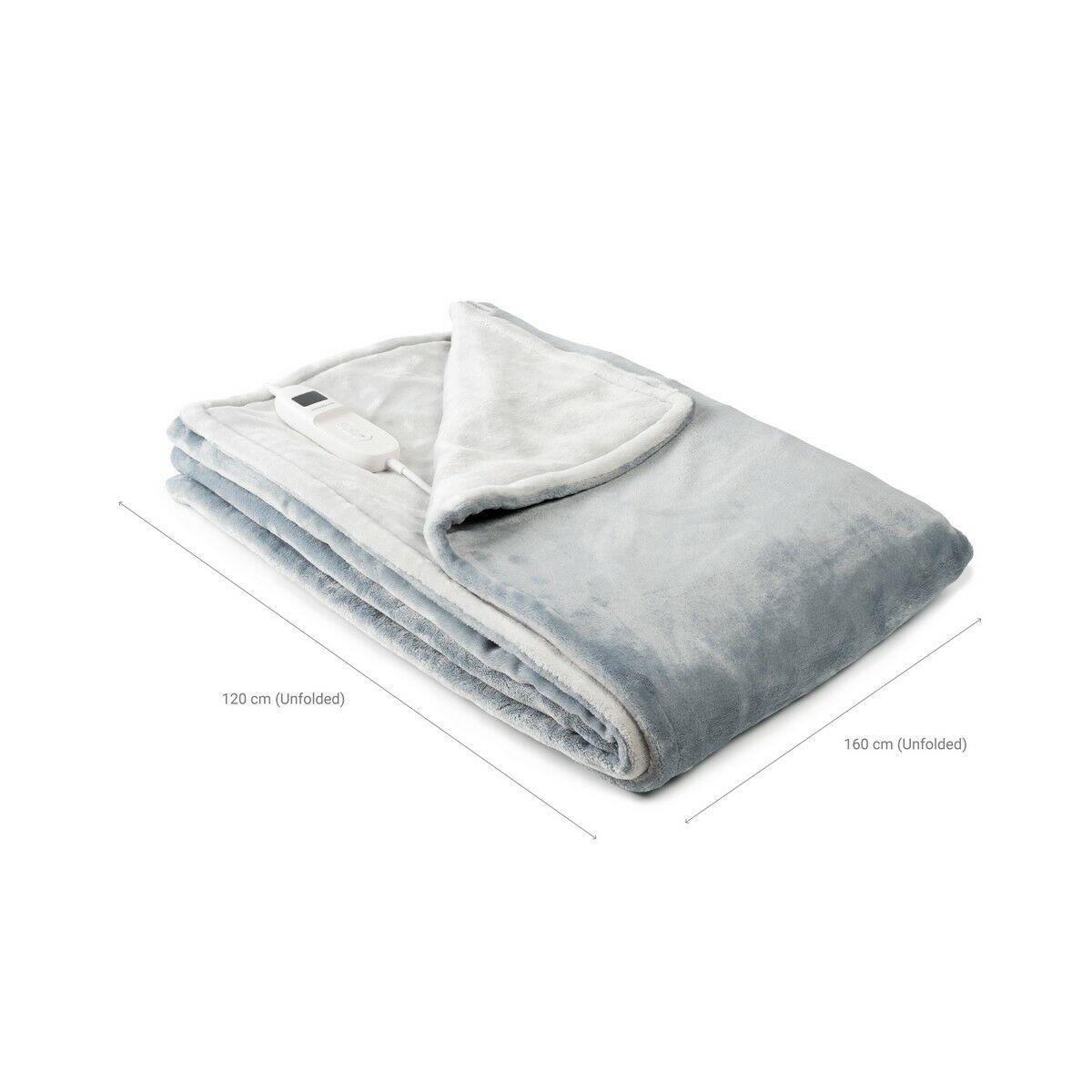Elakef InnovaGoods Electric Blanket Gray 120 x 160 cm 160 W
