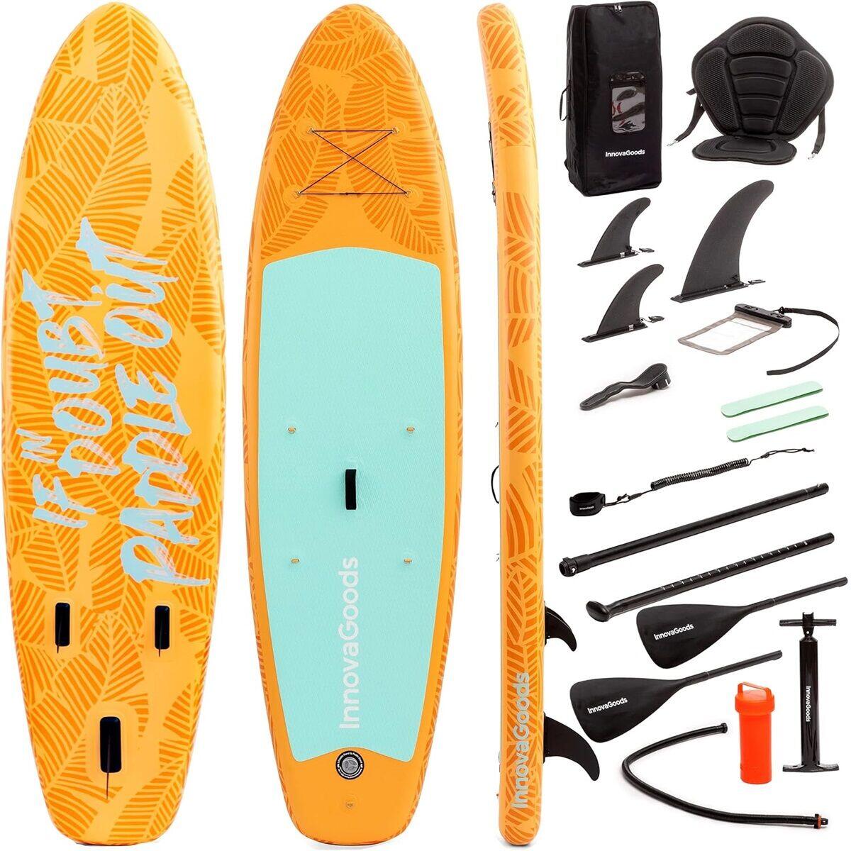 Tabla de Paddle Surf Hinchable 2 en 1 con Asiento y Accesorios Siros 10'5" 320 cm