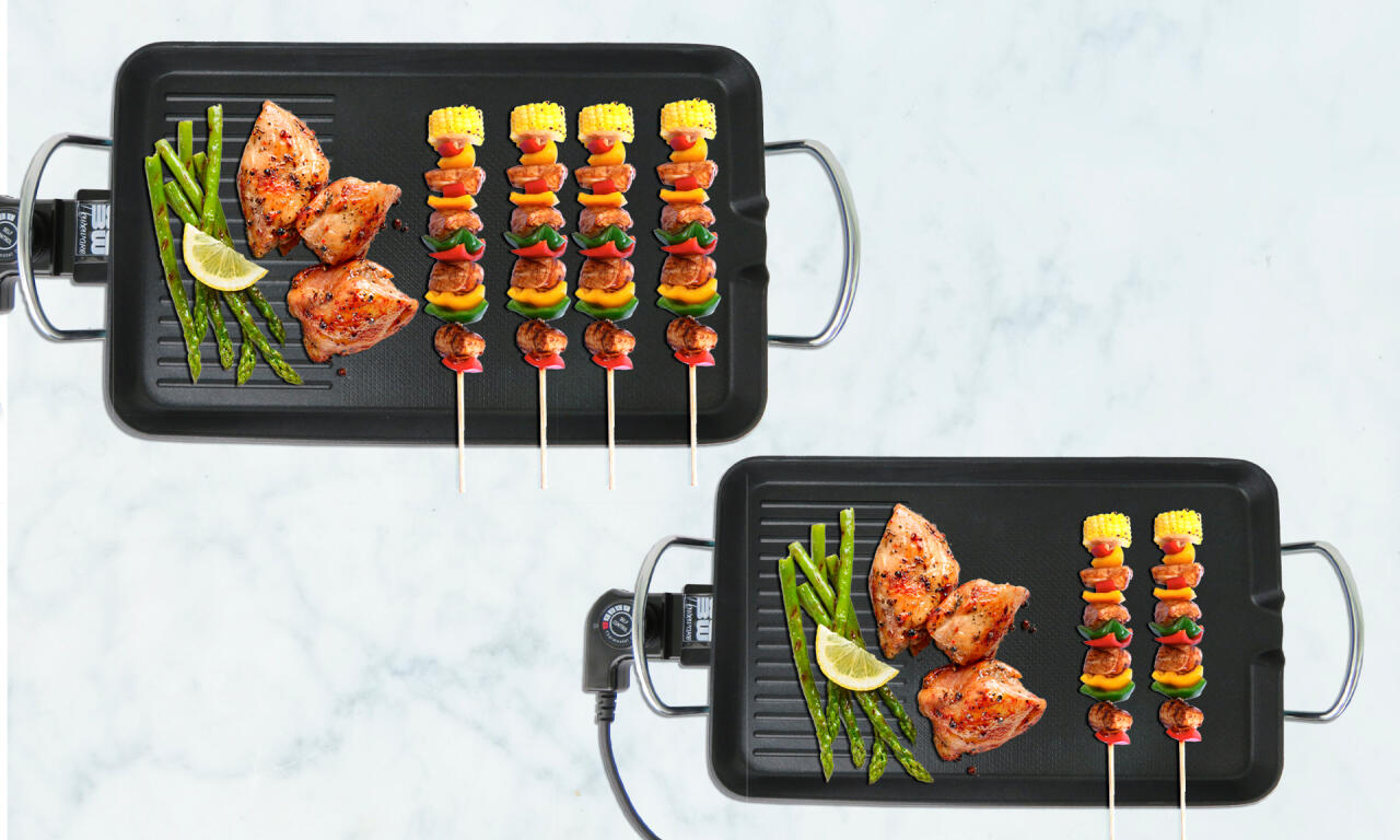 Electric Grill Plate 48x27 cm