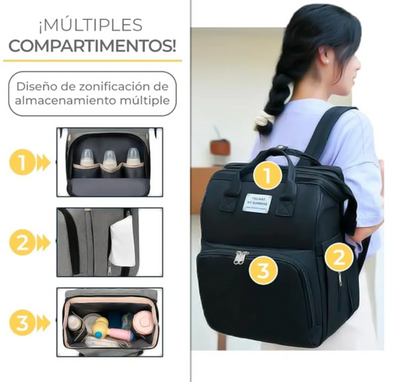 Mochila Multifuncional para bebés - 3 en 1