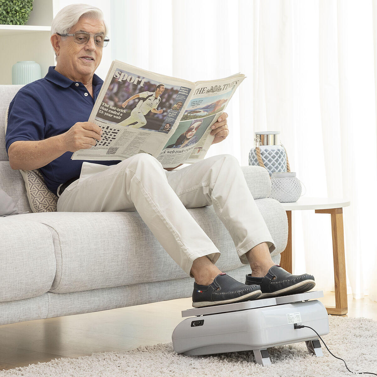 Ejercitador de Piernas Pasivo para Caminar Sentado Trekker