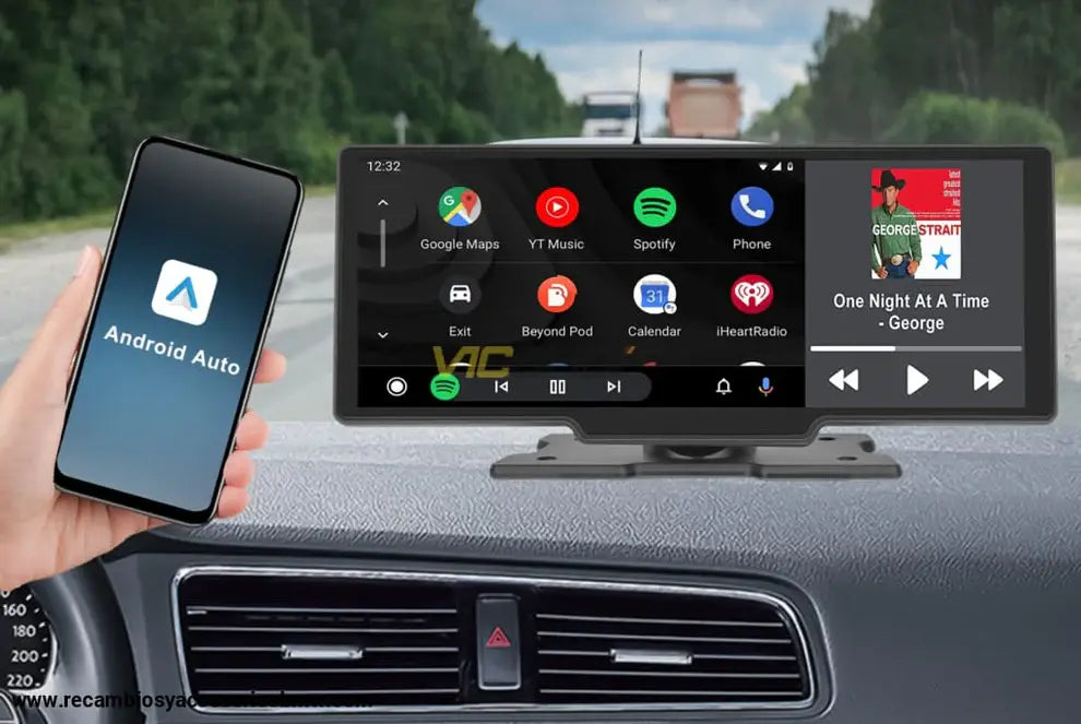 Pantalla de coche Apple Carplay Android Carplay