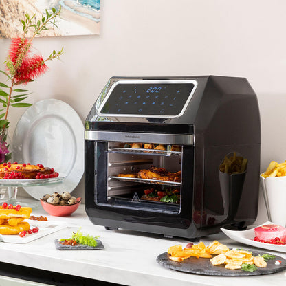 InnovaGoods Fryinn Pro Max 12000 Air Fryer Black 1800 W 12 L Stainless Steel