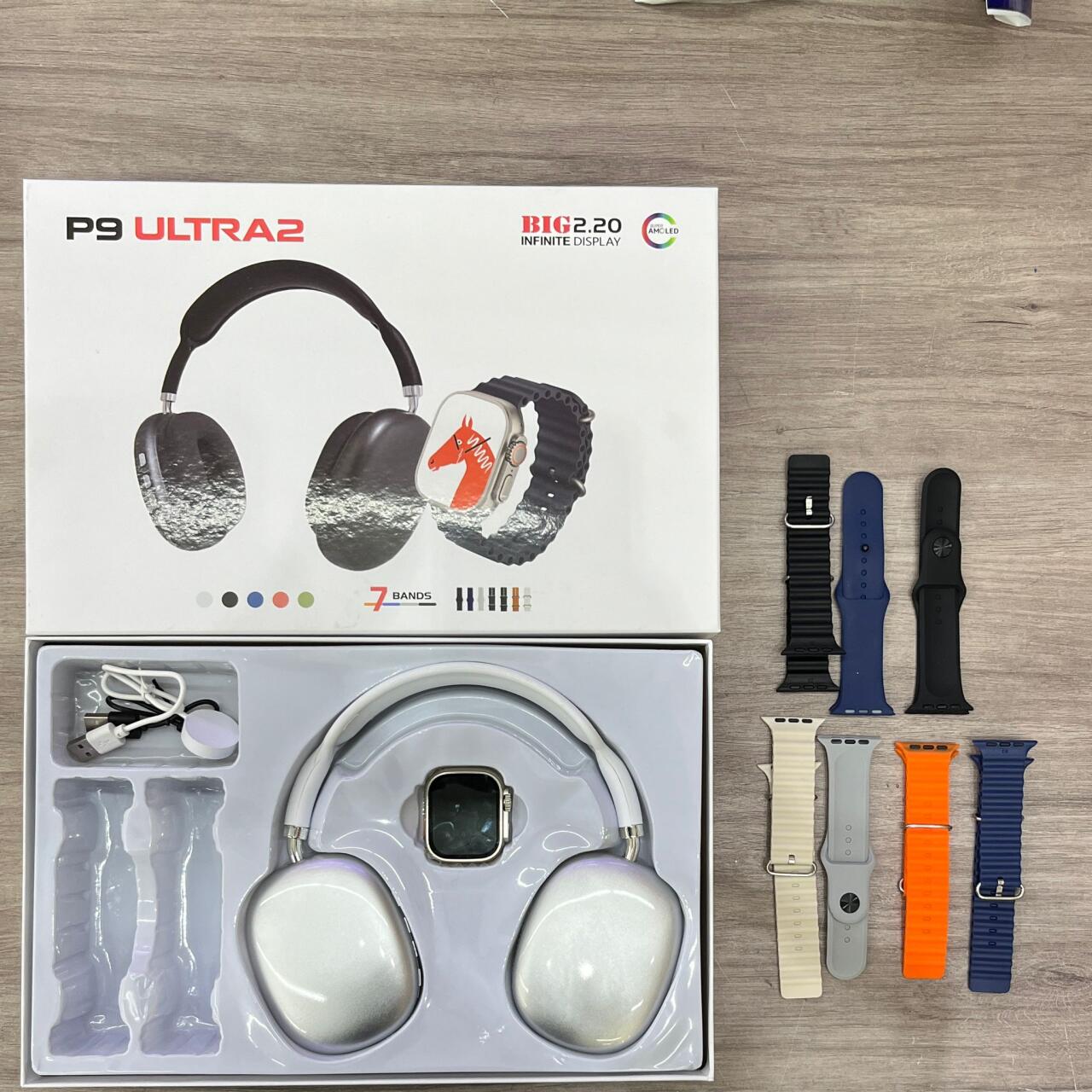 P9 Headphones Set + Smartwatch (smart watch)