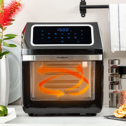 InnovaGoods Fryinn Pro Max 12000 Air Fryer Black 1800 W 12 L Stainless Steel