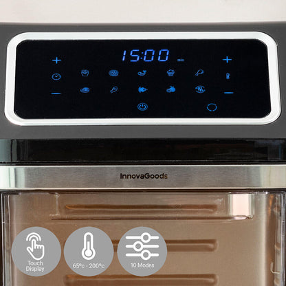 InnovaGoods Fryinn Pro Max 12000 Air Fryer Black 1800 W 12 L Stainless Steel